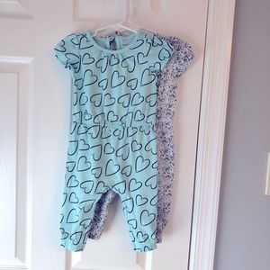 Simple Joys by Carter's Baby Girls' Jumpsuits, Pack of 2